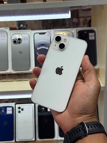 IPhone 13, 128 GB, Ağ, Zəmanət, Kredit, Simsiz şarj — 1