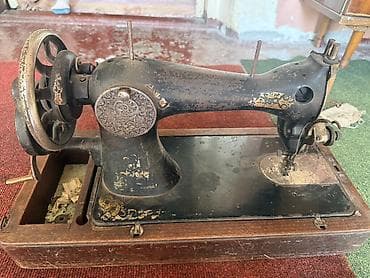 Antik Singer tikiş maşını - Brend: The Singer Manufacturing Co. - — 2
