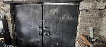 Железо Гаражные ворота, Распашные, Механические, С дверью, Нет кредита — 7