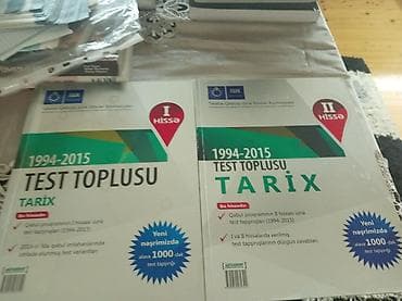 kimya testi: Məhsul: “1994–2015 Test Toplusu – Tarix” kitabları (I hissə və II — 1