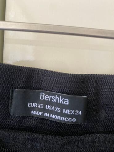 karandaş ətək: Midi Ətək, Bershka, Gipür, XS — 2