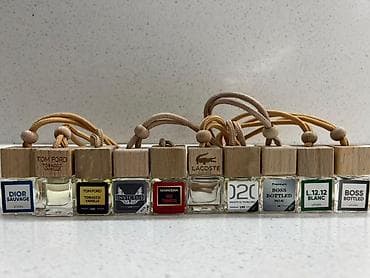 Avtomobil üçün asma ətirlər – müxtəlif məşhur kompozisiyalarla mini — 1