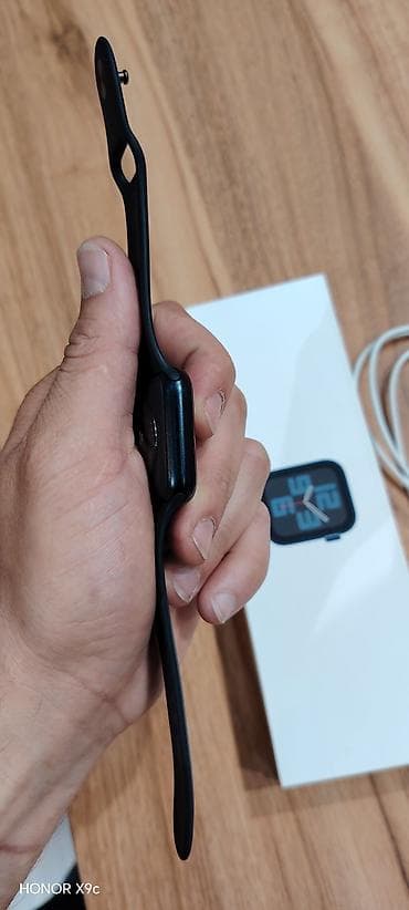 irşad electronics smart saatlar: İşlənmiş, Smart saat, Apple, Sensor ekran, rəng - Qara — 3