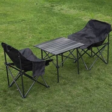 stol və stul dəstləri: Yeni, Plyaj, piknik stulu, Metal — 3