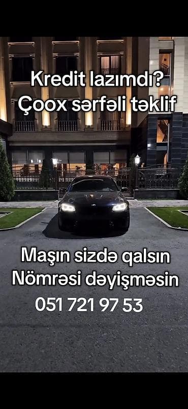 şef qapi: Xidmət: Avtomobil krediti üzrə sərfəli təklif Təsvir: - Avtomobiliniz — 1