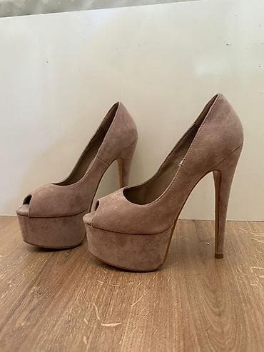 nazik qizil sepler: Brend: Sergio Rossi Model: Platformalı peep-toe hündürdaban tufli - — 1