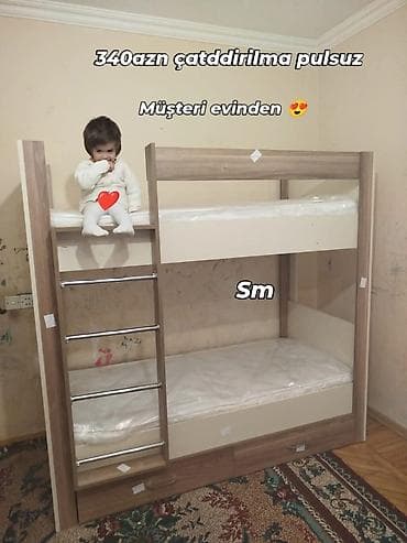 gence metbex mebeli: İkinəfərlik çarpayı — 2