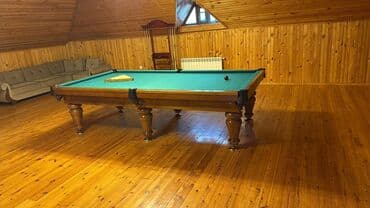 дом с бассейном: Bilyard masası – klassik dizayn - Ölçü: böyük ölçülü peşəkar masa — 1