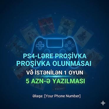 Proşivka diski - 25azn
1oyun - 5azn
Diski bizdən alana 1oyun -3azn