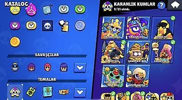 qizil sikke: Brawl Stars hesabı – yüksək trofeyli və zəngin kosmetik kolleksiya — 4