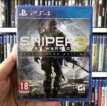 ps4 slim disk: PS4 üçün oyun diski: Sniper Ghost Warrior 3 – Season Pass Edition - — 1
