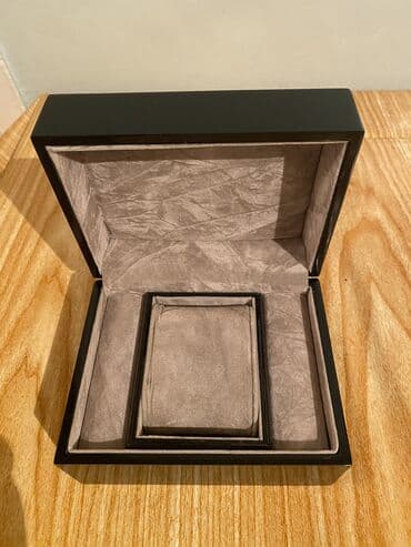 smart sat: Lüks saat/qolbaq qutusu Materiali bərk korpus parlaq piano-qara — 1