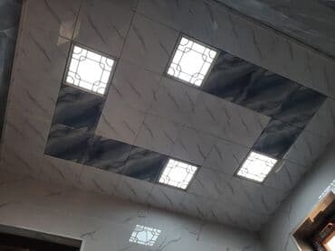 подвесной потолок в ванной: Asma tavan, Suyadavamlı, Ödənişli quraşdırma — 33