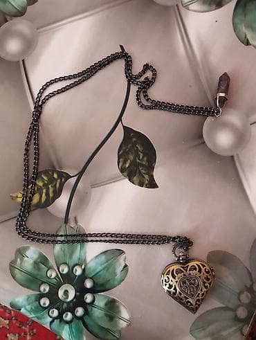 kordinal sep: Ürünün təsviri: - Ürək formalı, qapaqlı kolye-saat (lövhəli medalon) — 1