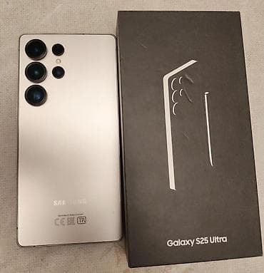 z fold 3: Samsung Galaxy S25 Ultra, 256 GB, rəng - Gümüşü, Sensor — 5
