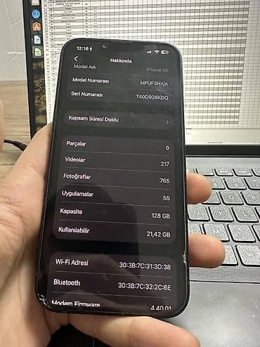 IPhone 14, 128 GB, Qara, Face ID — 4