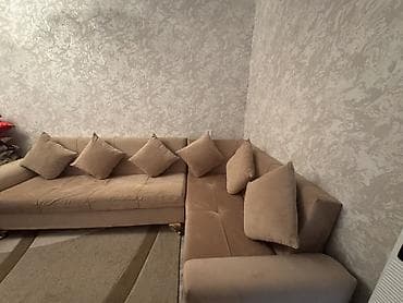 ofis əşyaları: İşlənmiş, Künc divan, Divan, Bazalı, Açılan — 1