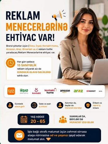 İş: SMM menecer tələb olunur — 1