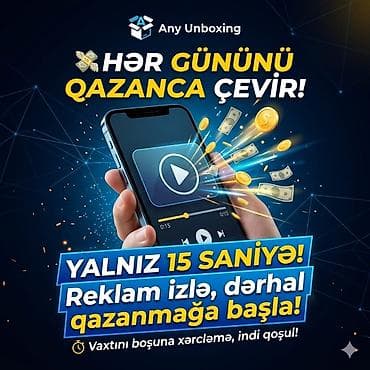 3 birinde printer: Any Unboxing – hər gün qazanmağın yeni yolu! - Gündə cəmi 15 saniyə — 2