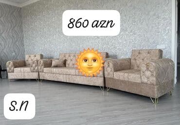 yuxuda boşqab gormek: Yeni, Divan, 2 kreslo — 1