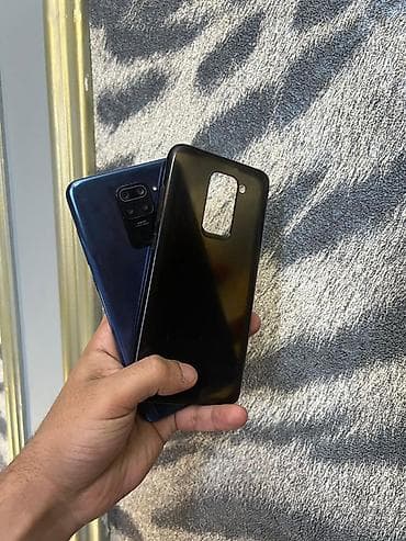 telvonlar: Redmi Note 9, 64 GB, rəng - Göy, Barmaq izi — 6