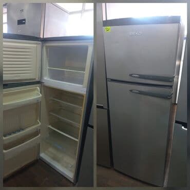 xaladelnık: İşlənmiş 2 qapılı Beko Soyuducu Satılır, rəng - Gümüşü — 1