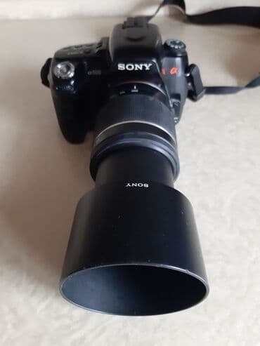 knopkalı: Fotoaparat Sony a500. Probeqi azdır. Şəkil çəkmək üçün knopkası — 7