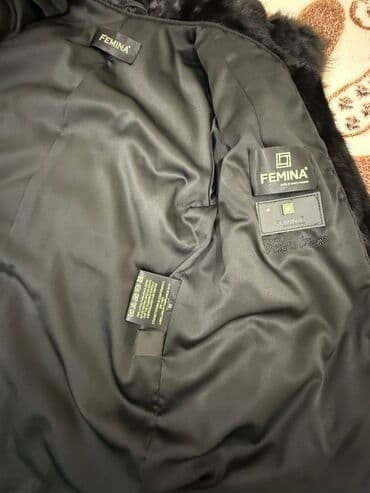 женские шубы из чернобурки: Шуба, S, цвет - Черный — 2