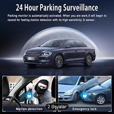 Видеоигры и приставки: 4 kameralı videoreqistrator 1 ön kamera + 2 sağ və sol kamera (360 — 8