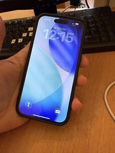 IPhone 15 Pro, 128 GB, Qara, Simsiz şarj — 1
