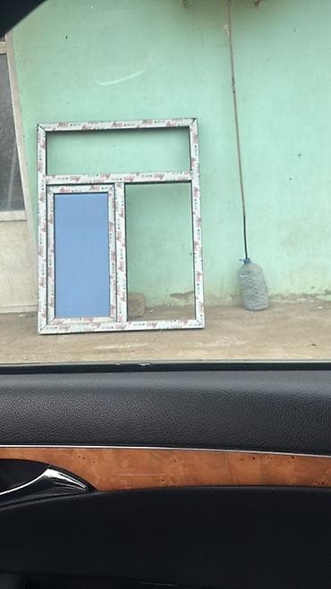 plastik pencer: Yeni İkiqat şüşə paketi Plastik pəncərə, Еni: 120 sm, Uzunluğu: 155 sm, Pulsuz quraşdırma — 1