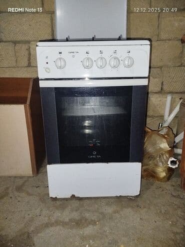 işlenmiş qaz peci: Qarışıq sobası Ayrıca dayanan, 4 gözlü, İşlənmiş — 3