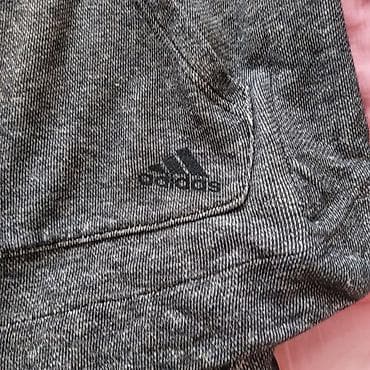 kisi geyim: Adidas idman dəsti – kapüşonlu jaket + şalvar - Rəng: tünd boz — 1