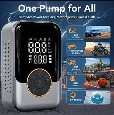 uni z: Ağıllı portativ hava kompressoru – çoxfunksiyalı nasos - Maks — 2