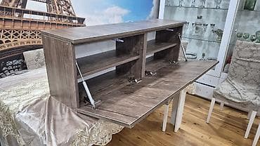 metbex esyalari: Mebel modulü – divar asma dolabı - Material: ağac teksturalı — 2