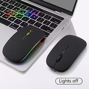 usb modem: LED işıqlı, şarj olunan, iki rejimli (Bluetooth + 2.4G USB) simsiz — 2