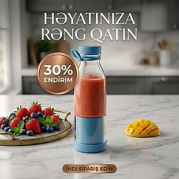 Mini juice firmasına aid original portativ blender satılır✅️ Yay — 1