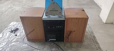 mini xaladennik: Super Sunny SS-28K ev audiosistemi - 3 hissəli mini mərkəz: iki taxta — 2