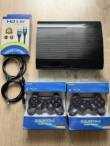 Playstation 3 Super slim model 500 GB yaddaş. İdealın idealı super