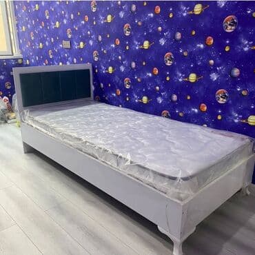 Продукты питания: Новый, Односпальная кровать, Без подьемного механизма, С матрасом, Азербайджан — 4