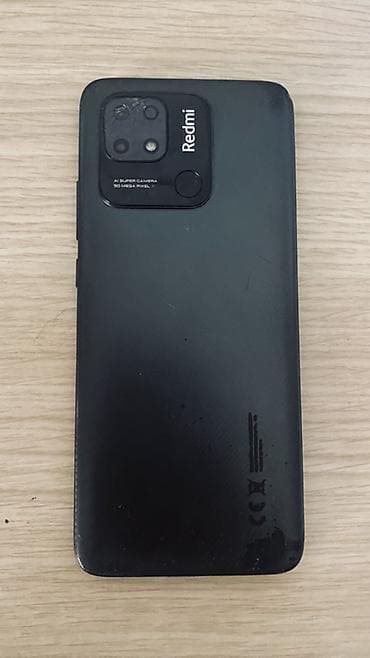 avto kamera: Redmi 10C, 128 GB, rəng - Qara, Barmaq izi — 1