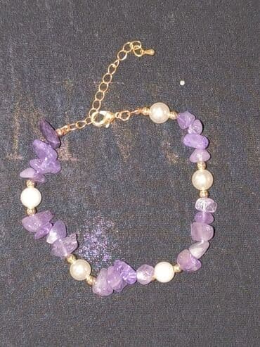 yuxuda qızıl sırqa görmək: Əl işi bəzək dəsti – müxtəlif daşlardan zərif aksesuarlar - Bilərzik — 1