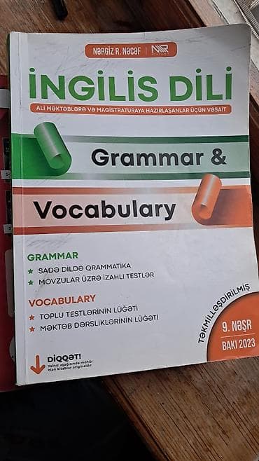 Məhsul: “İngilis Dili – Grammar & Vocabulary” (Nərgiz R. Nəcəf, NR