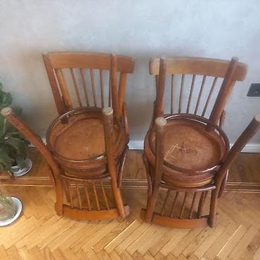 antik stul: Mətbəx üçün, Qatlanmayan, Stul — 9