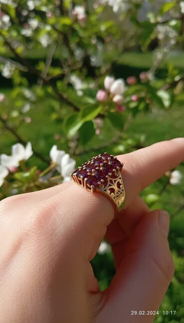 Üzük, Gümüş, Qranat