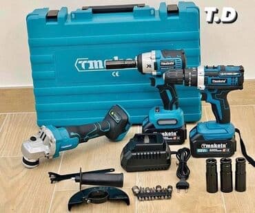 alət çantası: Yeni Drel dəsti, ədəd: 3, Zərbəli drel — 3