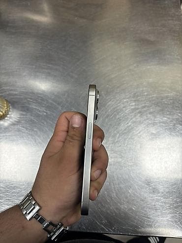 IPhone 15 Pro, 128 GB, White Titanium, Zəmanət, Simsiz şarj, Face ID — 6