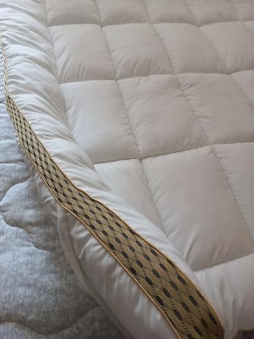 emmi tekstil: Yataq üçün ortopedik topper/matras üstlüyü - Ölçü: 160×220 iki — 2