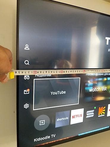 Smart TV, diaqanal 110 (şekilde qeyd olunub)eni 95, marka: toshiba her