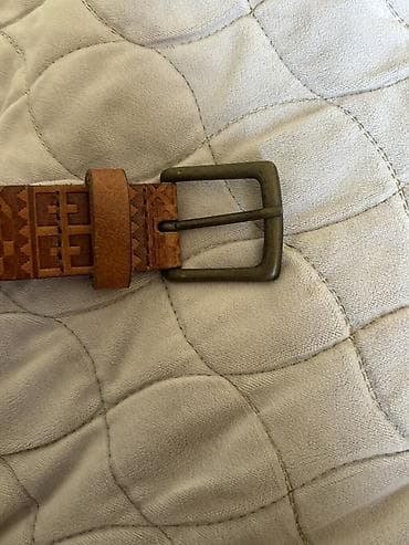 Ремни и пояса: ASOS Leather Belt With Antique E – dəri kəmər - Brend: ASOS - Model — 8